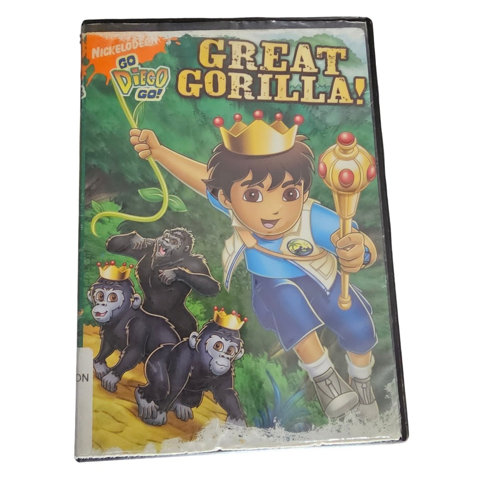 Go Diego Go Great Gorilla DVD Nickelodeon Kids Animal Rescue Spanish Learning